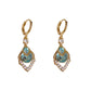 🔥2026 New Arrival ＆ Hot Sale🔥Sky Blue Drop Dangle Hoop Earrings