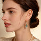 🔥2026 New Arrival ＆ Hot Sale🔥Sky Blue Drop Dangle Hoop Earrings