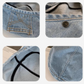 ⏰ 30 % de réduction – Offre limitée ✨ Béret en denim vintage pour femme