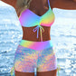 🩱 Dernier jour -50% de réduction !!✨ Ensemble bikini femme – Haut à cordon de serrage, shorty boxeur, styles multiples 🏖️
