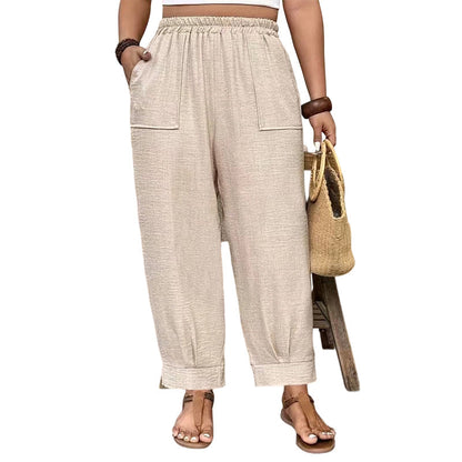 👖 50% DE RÉDUCTION 👖 Pantalon large coupe carotte – Nouvelle collection, confort oversize pour toutes les morphologies 🌸
