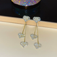 📢📢50% OFF !! ⏰Boucles d’oreilles longues cœur suspendu – Romantiques et délicates, style chaîne💕✨