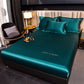 🛏️✨Ensemble de draps-housses en satin soyeux – Douceur haut de gamme pour une nuit confortable