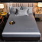 🛏️✨Ensemble de draps-housses en satin soyeux – Douceur haut de gamme pour une nuit confortable
