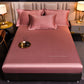 🛏️✨Ensemble de draps-housses en satin soyeux – Douceur haut de gamme pour une nuit confortable