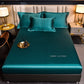 🛏️✨Ensemble de draps-housses en satin soyeux – Douceur haut de gamme pour une nuit confortable