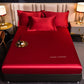 🛏️✨Ensemble de draps-housses en satin soyeux – Douceur haut de gamme pour une nuit confortable
