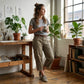 📢 Mi-saison : −50 % – ne ratez pas cette offre ! ⏰Capri cargo décontractées pour femme – pantalons 3/4 confortables avec multiples poches, parfaites pour le quotidien, les voyages et l'été ☀️