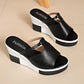 📢 Mi-saison : −50 % – ne ratez pas cette offre ! ⏰👡andales femme à plateforme – talon compensé, style épuré et élégant ✨