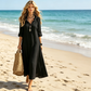 📢 Mi-saison : −50 % – ne ratez pas cette offre ! ⏰Robe Maxi Bohème à Col V et Volants Fluides – Tissu Léger, Coupe Évasée pour Une Silhouette Aérienne🌸✨