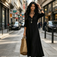 📢 Mi-saison : −50 % – ne ratez pas cette offre ! ⏰Robe Maxi Bohème à Col V et Volants Fluides – Tissu Léger, Coupe Évasée pour Une Silhouette Aérienne🌸✨