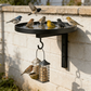 🔥 Soldes Mi-Saison : −50 % jusqu'à épuisement ! ⏰🐦Mangeoire et Abreuvoir à Oiseaux Mural en Fer Forgé – Décoration Artisanale pour Jardin, Terrasse et Balcon🌿