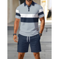☀️Set 2 Pièces Chemise et Short pour Homme – Confortable, Respirant et Polyvalent pour l'Été, les Loisirs et les Voyages👕🩳