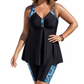 Ensemble Tankini fluide et short de bain pour femme – gaine ventre douce, coupe boy short, maintien léger – profitez de -50 % sur une sélection estivale☀️👙