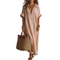 🔥 Soldes Mi-Saison : −50 % jusqu'à épuisement ! ⏰🌿 Robe Maxi Unie – L’Essentiel Épuré pour une Élégance au Quotidien