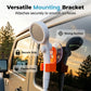 🏕️🚿Douche nomade rechargeable – Kit pommeau auto‑aspirant, batterie intégrée, pression ajustable, pour camping, van, jardin & salle de bain sans accès fixe