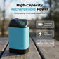 🏕️🚿Douche nomade rechargeable – Kit pommeau auto‑aspirant, batterie intégrée, pression ajustable, pour camping, van, jardin & salle de bain sans accès fixe