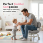 ☁️🪑 OFFRE LIMITÉE -50% | Tabouret Nuage à Roulettes – Assise Rembourrée Ultra Confort, Pivotant & Déplacement Facile ✨