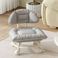 ☁️🪑 OFFRE LIMITÉE -50% | Tabouret Nuage à Roulettes – Assise Rembourrée Ultra Confort, Pivotant & Déplacement Facile ✨