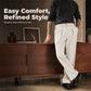 Men's Soft Draped Straight Leg Pants