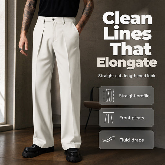 ✨ Pantalon large à drapé souple – Le confort chic pour homme