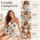 🌸 -50% MAINTENANT ! 🌸 Ensemble Pyjama Camisole à Bretelles Vache des Highlands