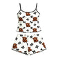 🌸 -50% MAINTENANT ! 🌸 Ensemble Pyjama Camisole à Bretelles Vache des Highlands