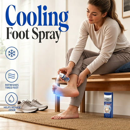 🦶✨ -50% | Spray Rafraîchissant pour Pieds 30ml – Déodorant Pieds, Fraîcheur Longue Durée & Format Portable