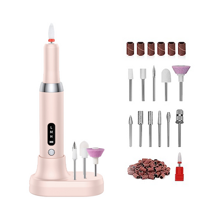 💅 50% DE RÉDUCTION! 🔋 Perceuse à Ongles Électrique Sans Fil – Portable, rechargeable & base de chargement – Manucure professionnelle à domicile en toute simplicité ✨