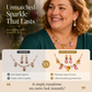 Elegant Tulip Necklace and Earrings Set