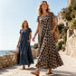 🎉Soldes 2026 — Plus de 28200 ventes !💞Robe longue femme à imprimé léopard, adaptée aux grandes tailles 🐆
