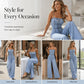 👗💙 -50% | Combinaison Jean Femme à Bretelles Fines – Coupe Large Confortable, Style Décontracté Chic & Pièce Incontournable du Quotidien ✨