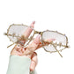 🕶️✨ -40% | Lunettes de Soleil Femme Élégantes – Monture avec Détails en Strass, Accessoire Chic pour Toutes les Occasions