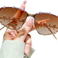 🕶️✨ -40% | Lunettes de Soleil Femme Élégantes – Monture avec Détails en Strass, Accessoire Chic pour Toutes les Occasions