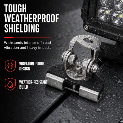 📢 -50 % !! ⏰ 1 paire de supports à pince pour barre LED – Montage de phares de travail sur capot de voiture ✨