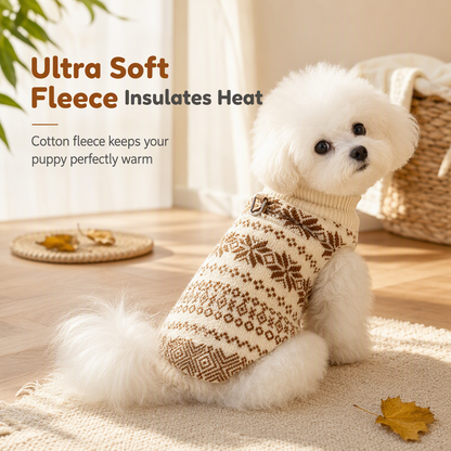 🐾 50% DE RÉDUCTION! 🧥 Gilet chaud pour animaux – Col montant, petits chiens & chats ✨