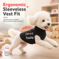 🐶 Adorable pullover pour chien & chat – Motif « Love Dad and Mom » & anneau pour laisse, chaud & douillet pour les jours froids ✨