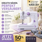 🧵 50 % DE RÉDUCTION ! 🛍️ Mini-machine à coudre pour la maison – 12 points, robuste et compacte – Idéale pour les réparations et les projets DIY ✂️